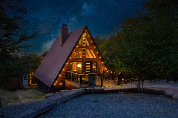 A-Frame Ski-In/Out Hot Tub Game Room, Walk to Town - Image 1