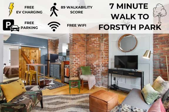Historic Artsy Condo - 7min Walk to Forsyth Park! - Image 1